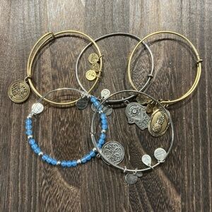 Alex & Ani Bracelets Set Of 5 B11